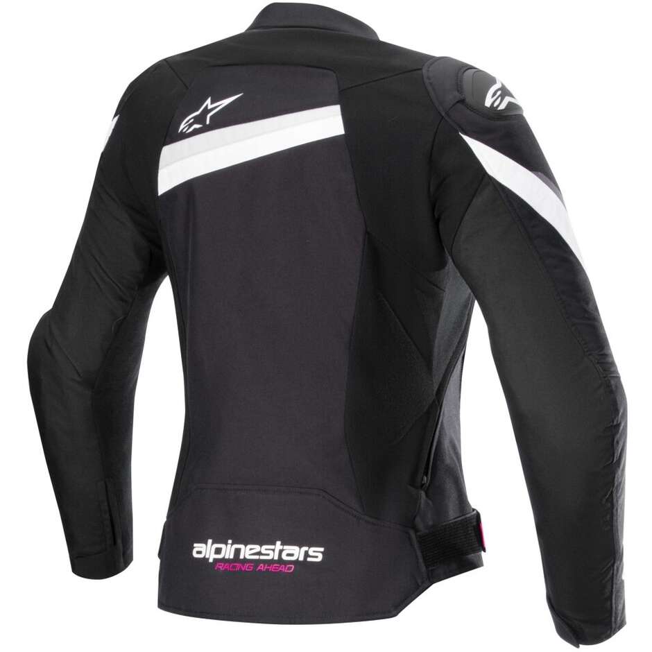 Blouson Moto Femme Alpinestars STELLA T-GP PLUS R V4 Noir Blanc
