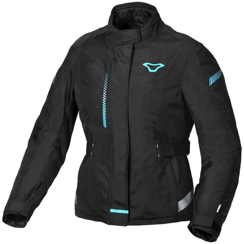 Blouson Moto Femme Macna Nivala Noir Aqua