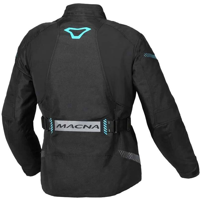 Blouson Moto Femme Macna Nivala Noir Aqua