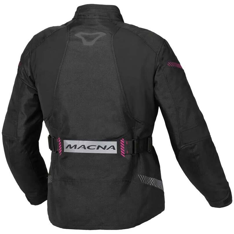 Blouson Moto Femme Macna Nivala Noir Rose
