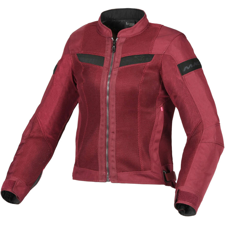 Blouson Moto Femme Macna Velotura Bordeaux