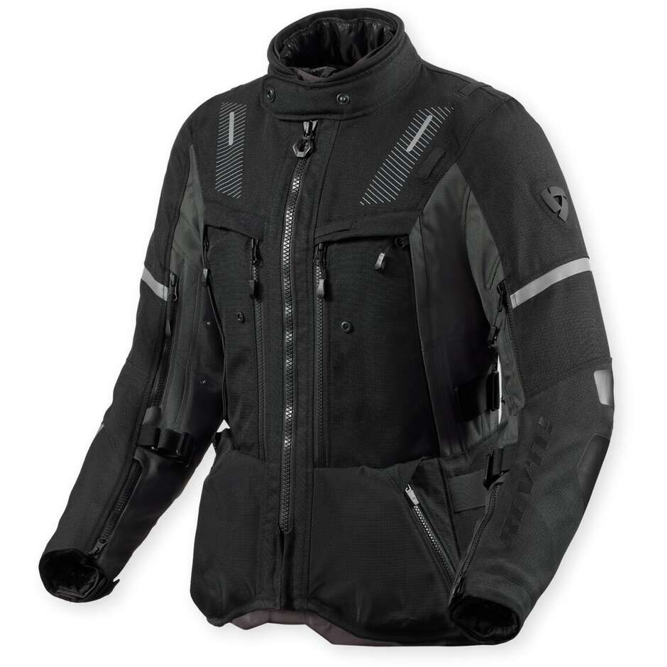 Blouson moto femme Rev'it Sand 5 H2O Noir Anthracite