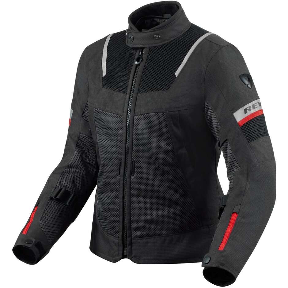 Blouson Moto Femme Rev'it TORNADO 4 H2O LADIES Anthracite Noir