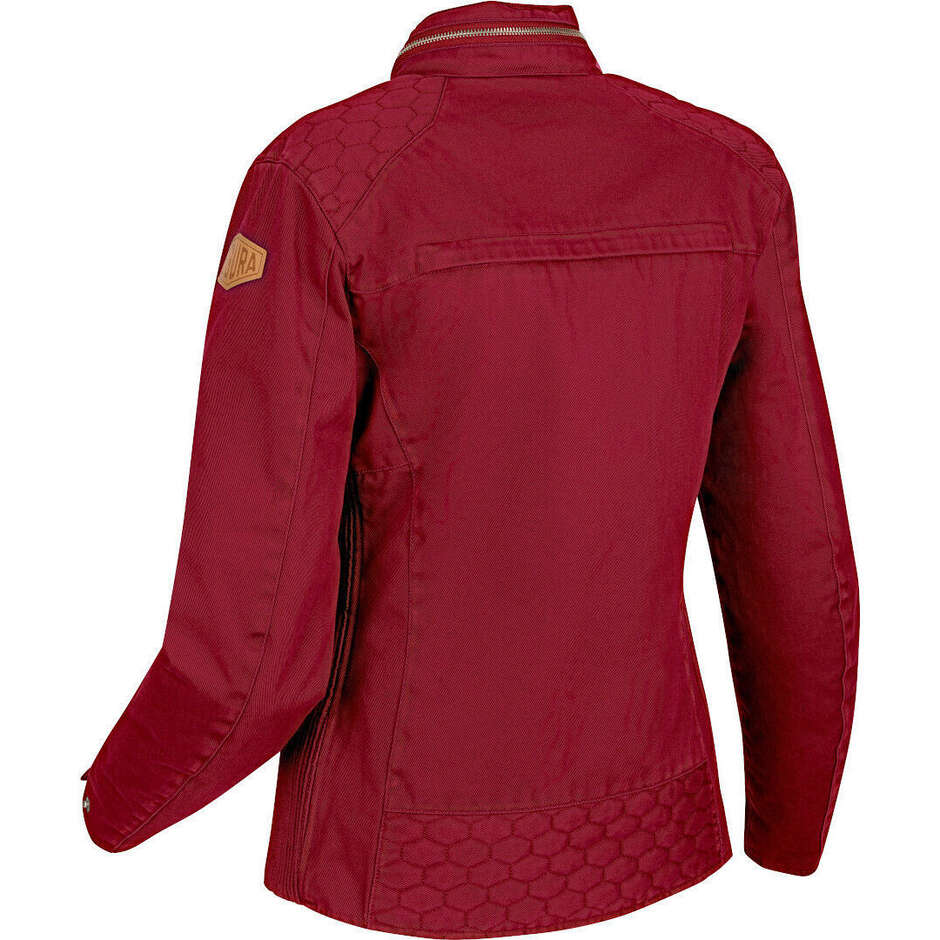 Blouson moto femme Segura LADY BAHIA rouge