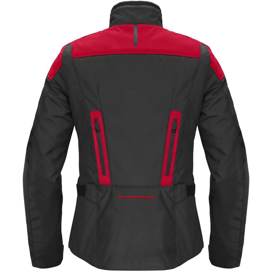 Blouson moto femme Spidi TRAVELER 3 EVO LADY Noir Rouge