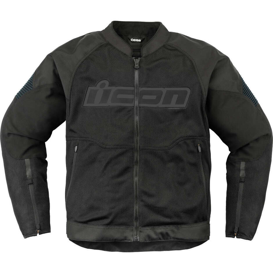Blouson Moto Icon OVERLORD3 MESH CE Noir