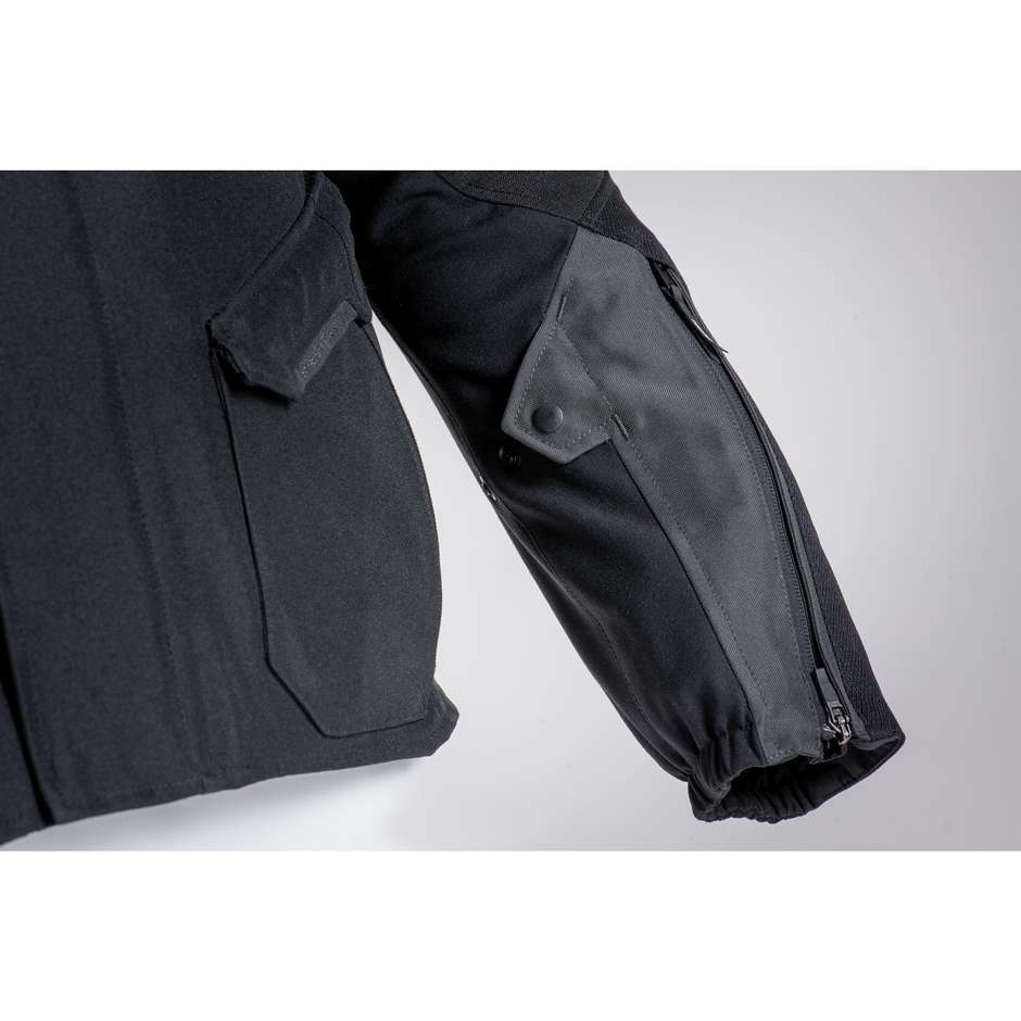 Blouson Moto Ixon EDDAS Adventure Fabric Taille C Noir Anthracite