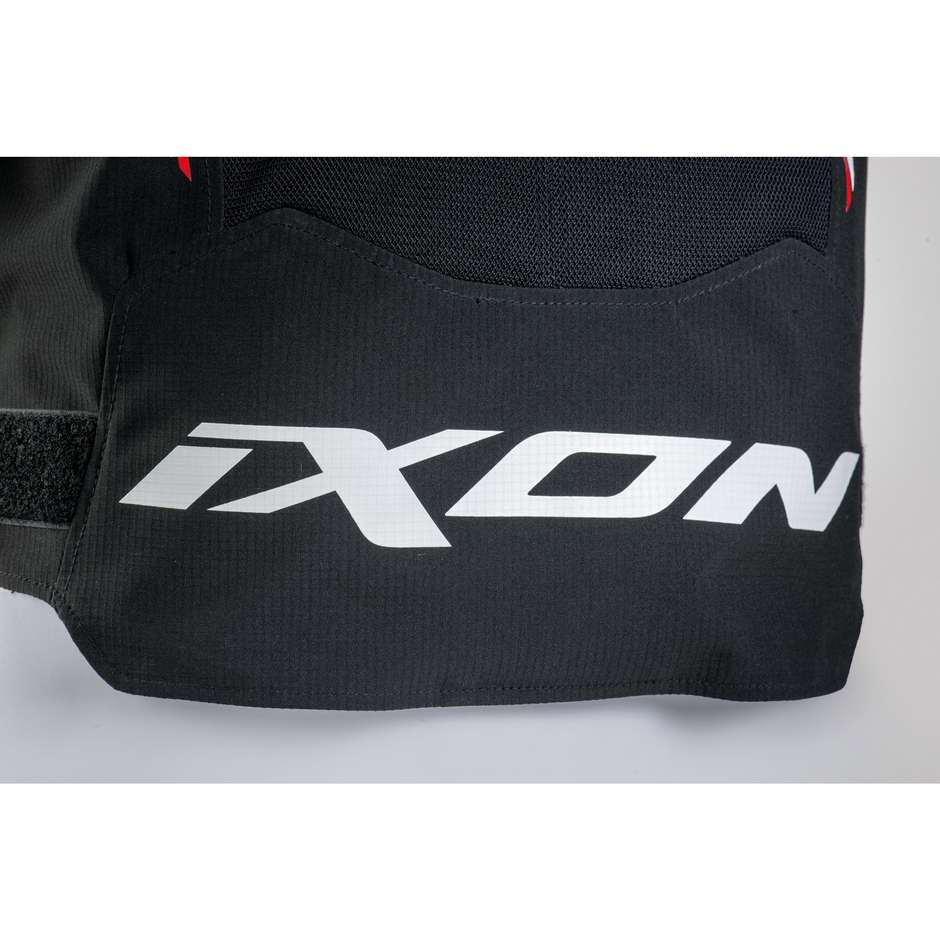 Blouson Moto Ixon STRIKER AIR Noir Rouge Blanc