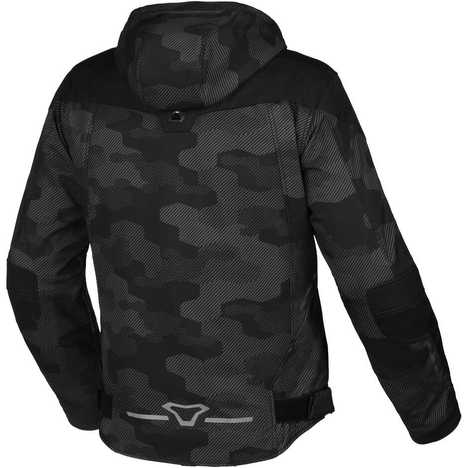 Blouson Moto Macna Territor Noir camouflage