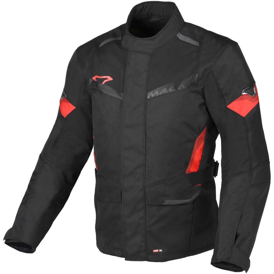 Blouson Moto Macna Vaulture Noir Rouge