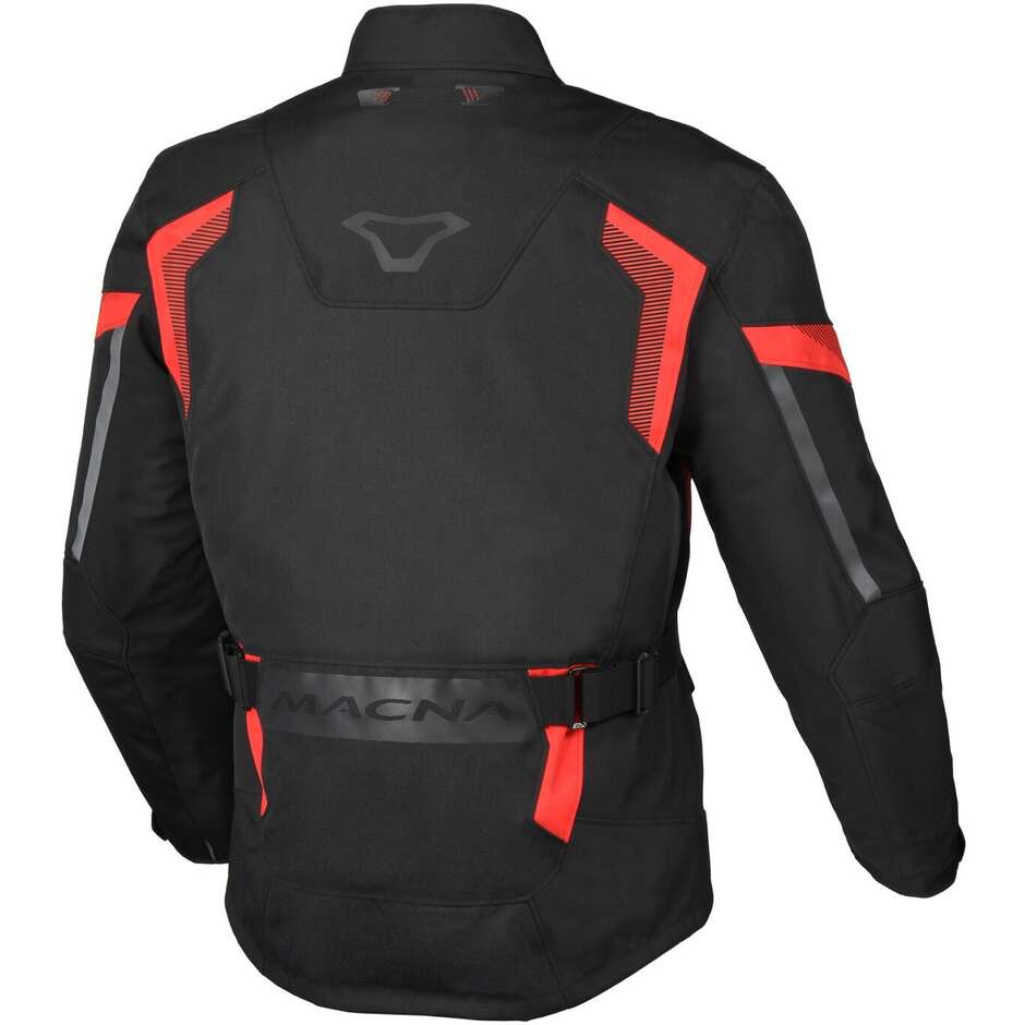 Blouson Moto Macna Vaulture Noir Rouge
