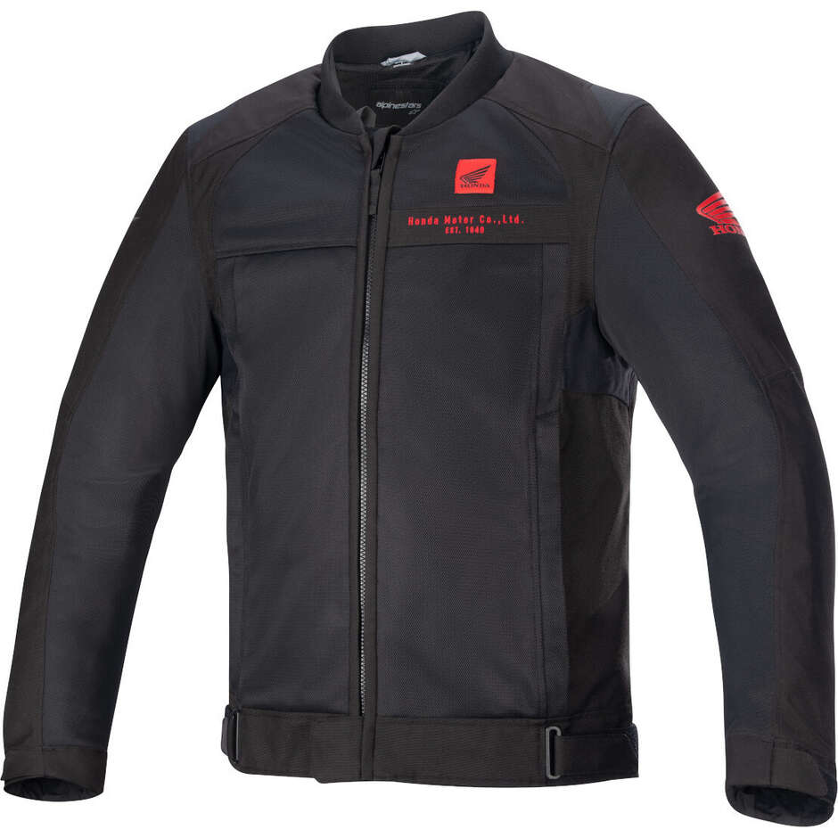 Blouson Moto Perforé Alpinestars HONDA LUC V2 AIR Noir Rouge