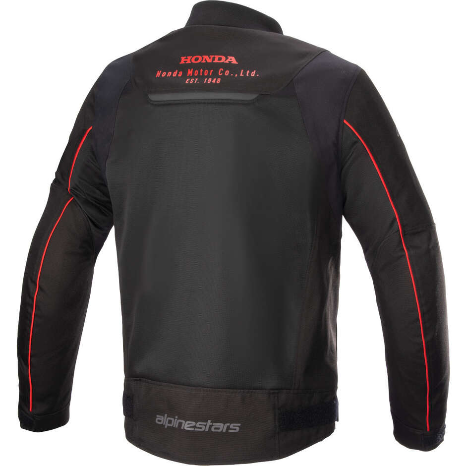 Blouson Moto Perforé Alpinestars HONDA LUC V2 AIR Noir Rouge