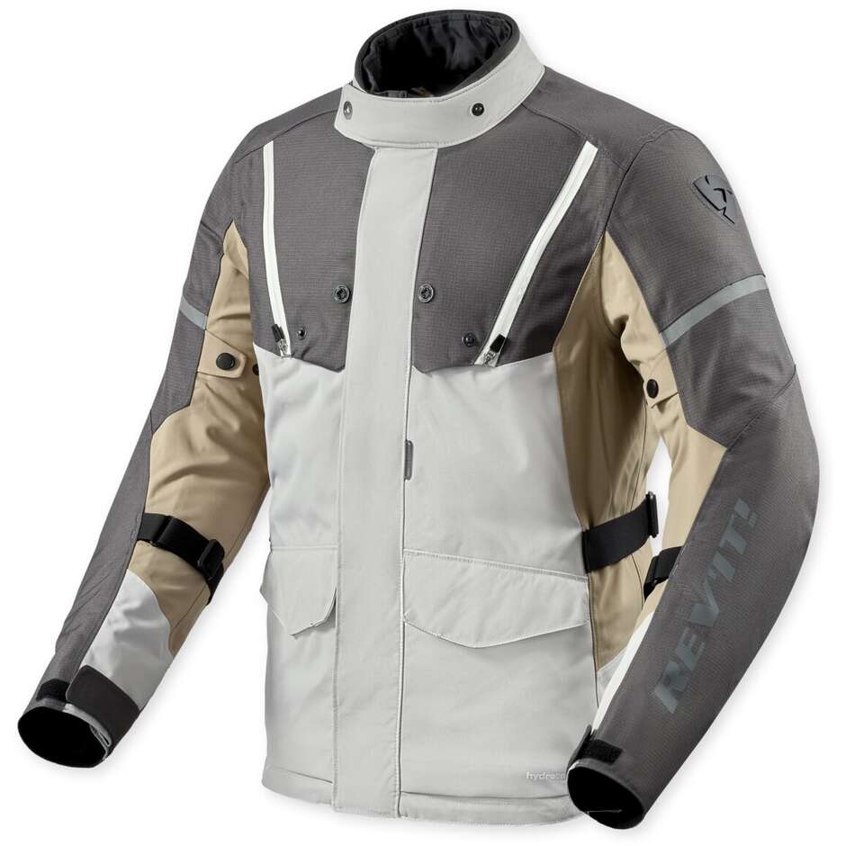 Blouson moto Rev'it Horizon 3 H2O, gris sable