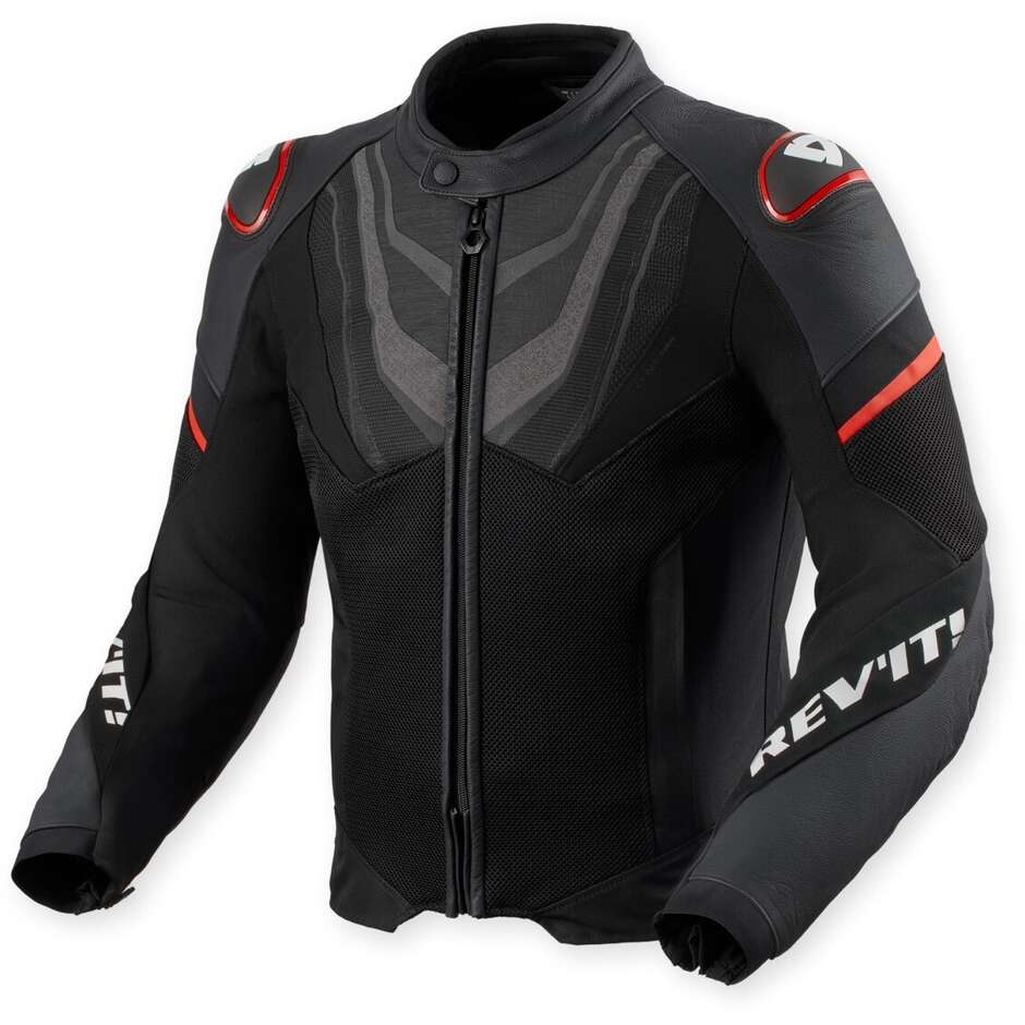 Blouson moto Rev'it Mantis 3 H2O Noir Rouge