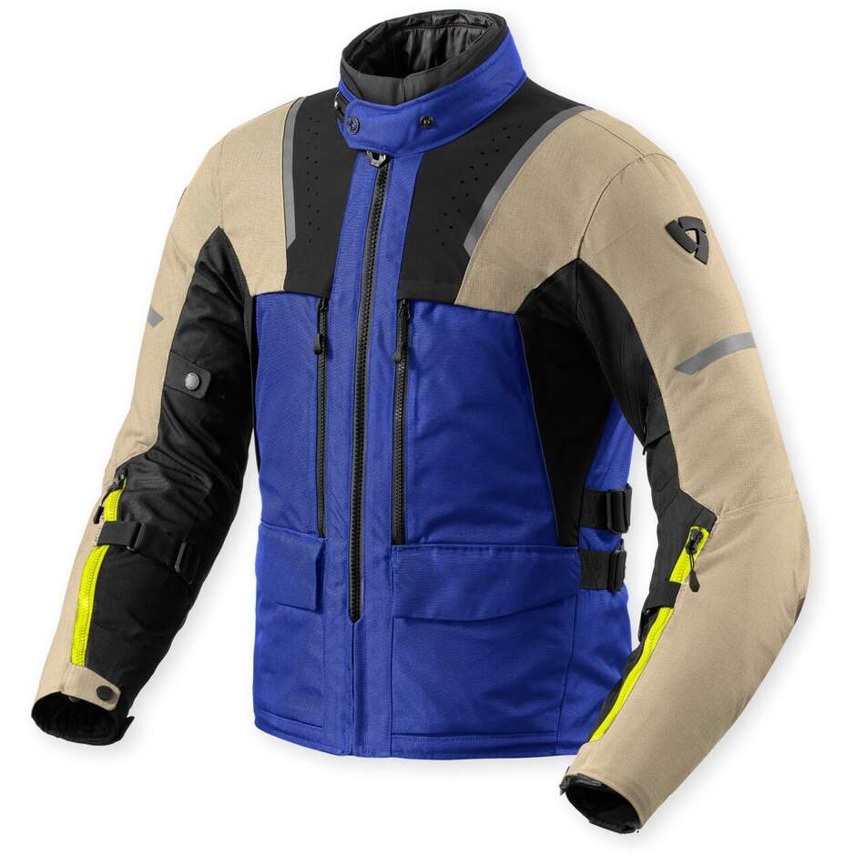 Blouson moto Rev'it OFFTRACK 2 H2O Touring Bleu Sable
