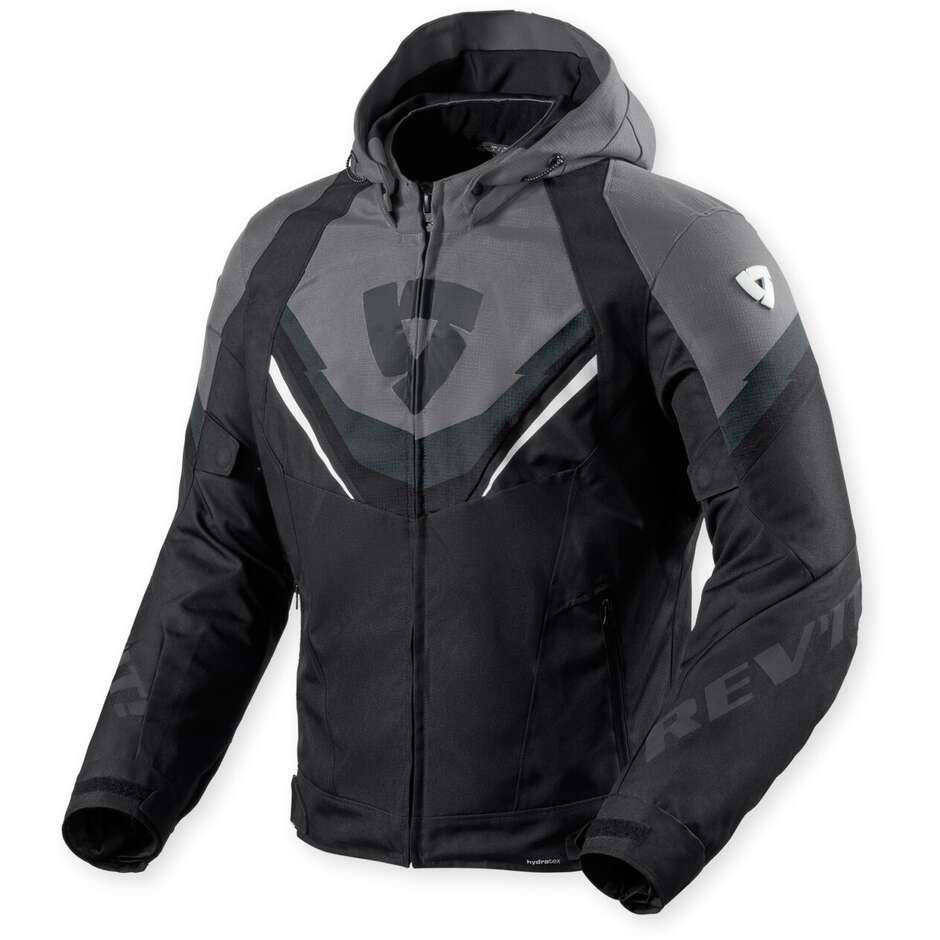 Blouson moto Rev'it Quantum 3 H2O Noir Gris