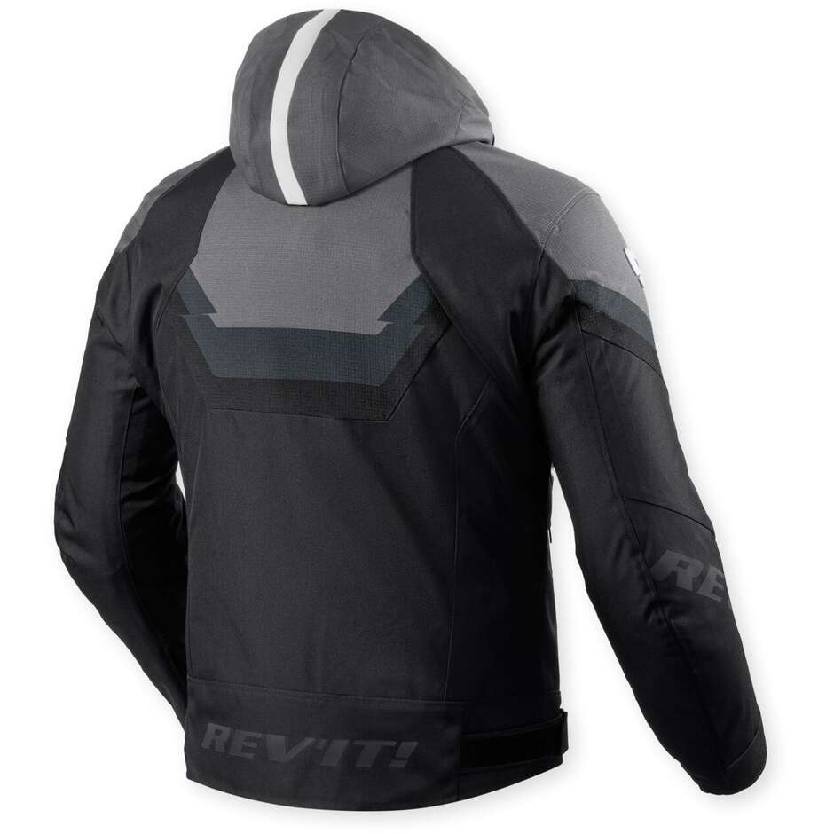Blouson moto Rev'it Quantum 3 H2O Noir Gris