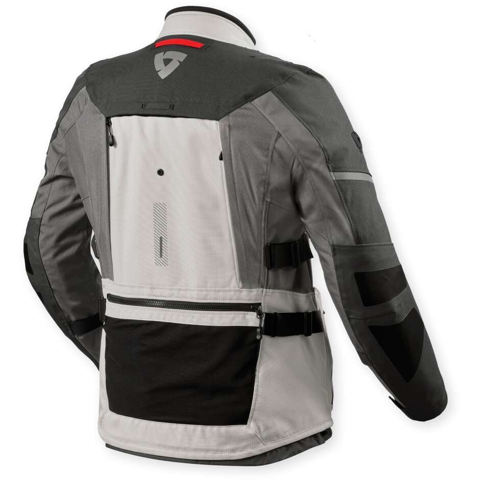 Blouson moto Rev'it Sand 5 H2O Argent Anthracite