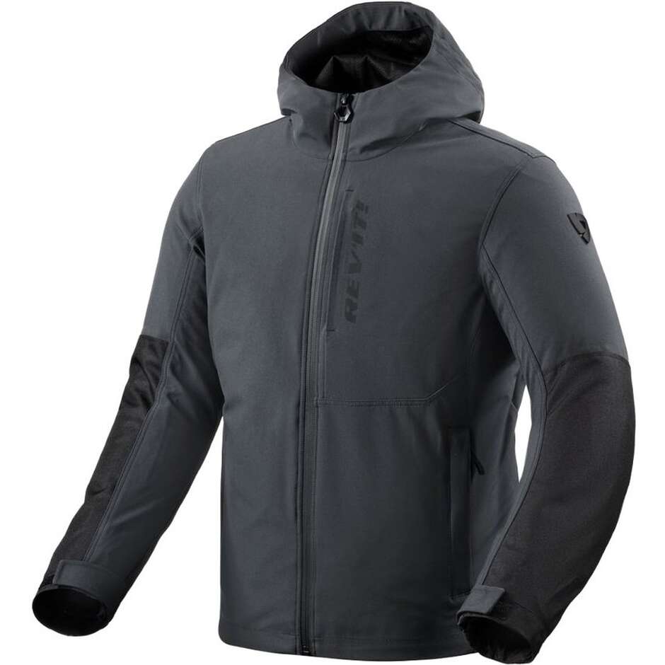 Blouson moto Rev'it Traffic 2 H2O bleu foncé noir