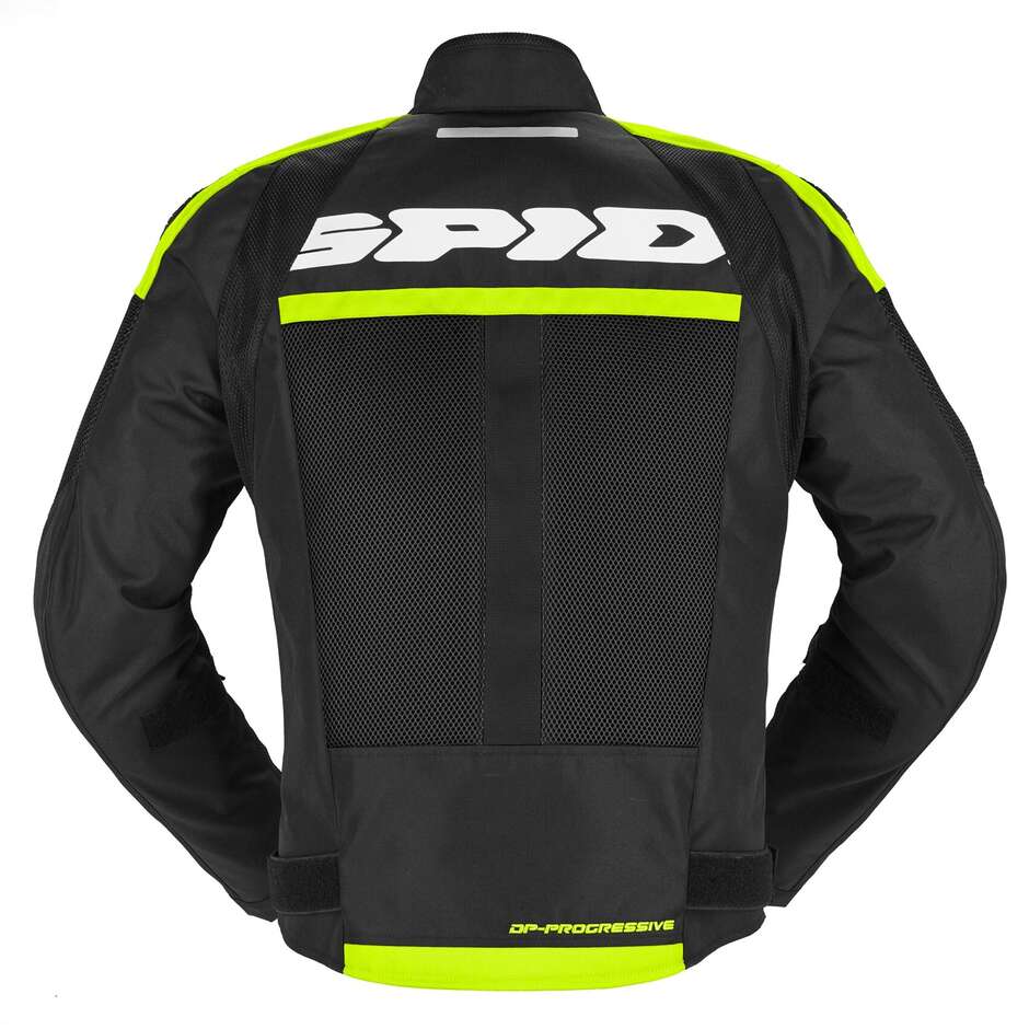 Blouson Moto Spidi PROGRESSIVE NET H2 Jaune Fluo