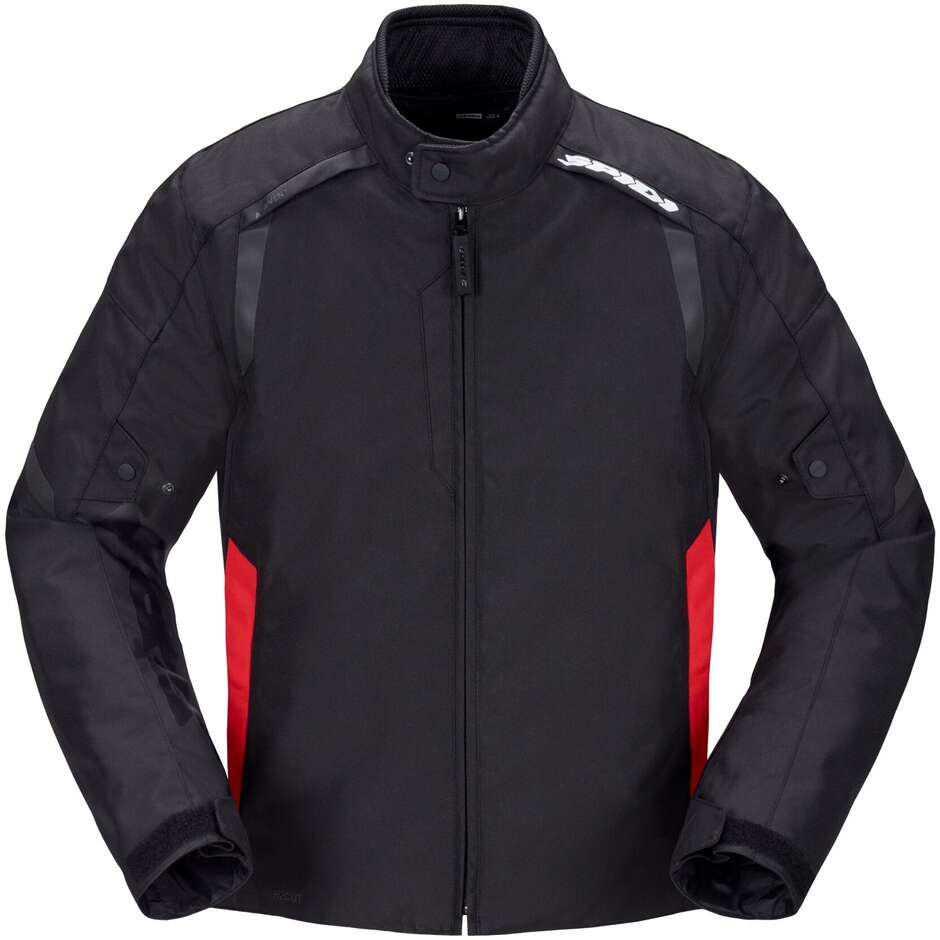 Blouson Moto Spidi TEK H2OUT Noir Rouge