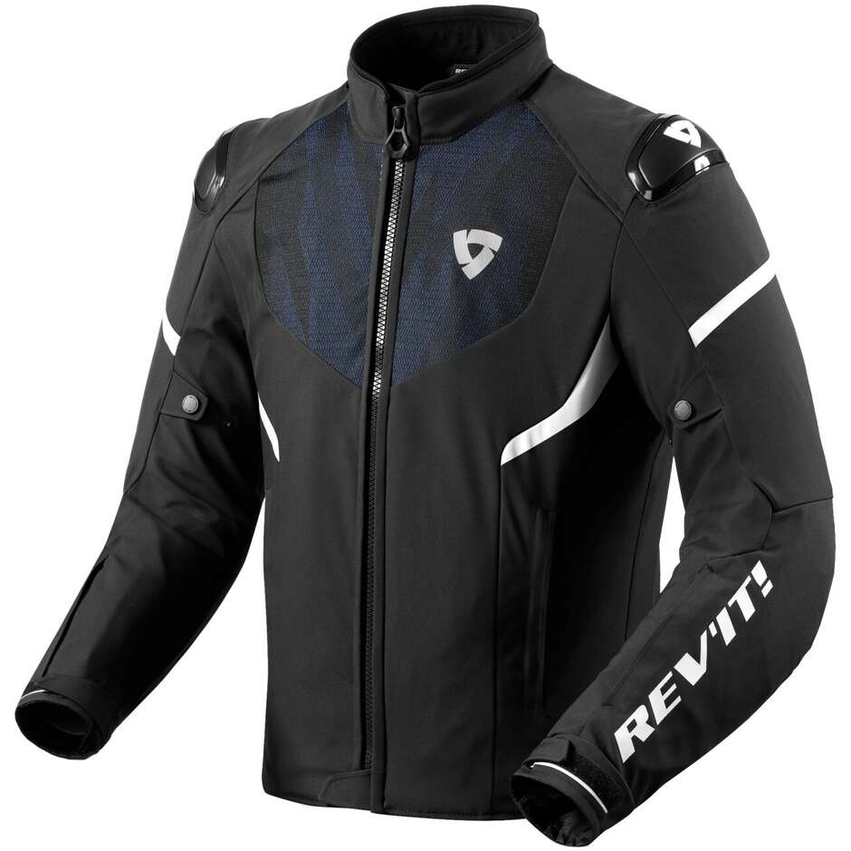 Blouson Moto Sport Rev'it HYPERSPEED 2 H2O Noir Bleu