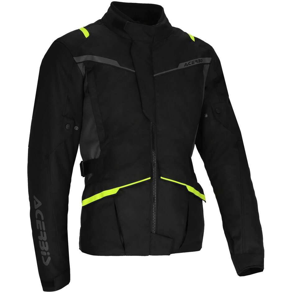 Giacca da Moto Tecnica ACERBIS CE X-TRAVEL Nero Giallo