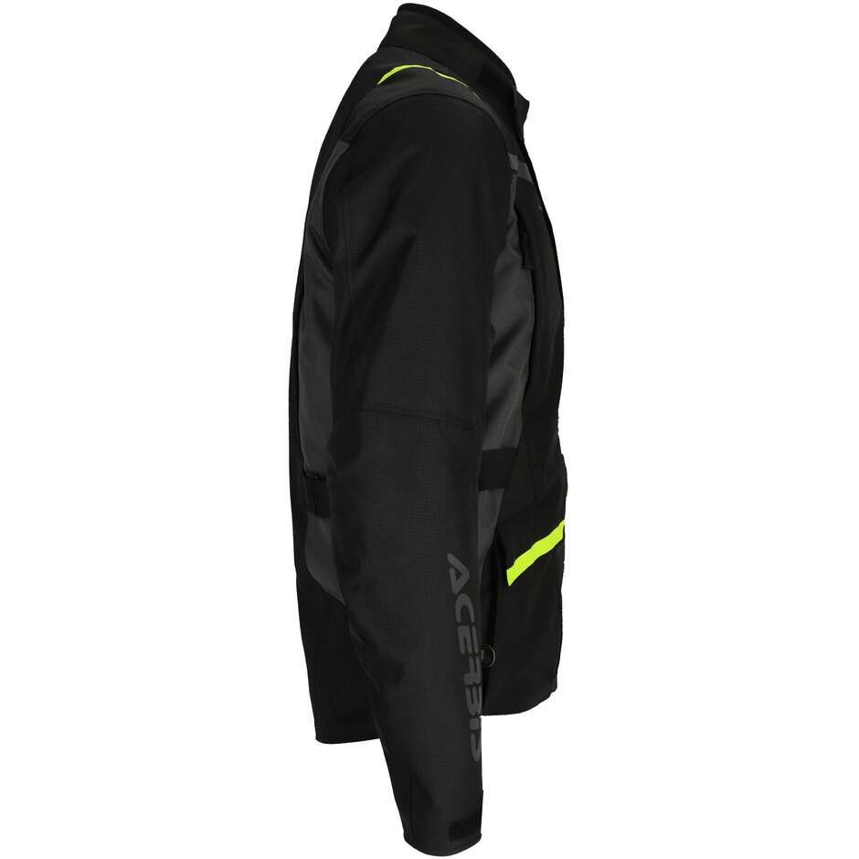 Giacca da Moto Tecnica ACERBIS CE X-TRAVEL Nero Giallo