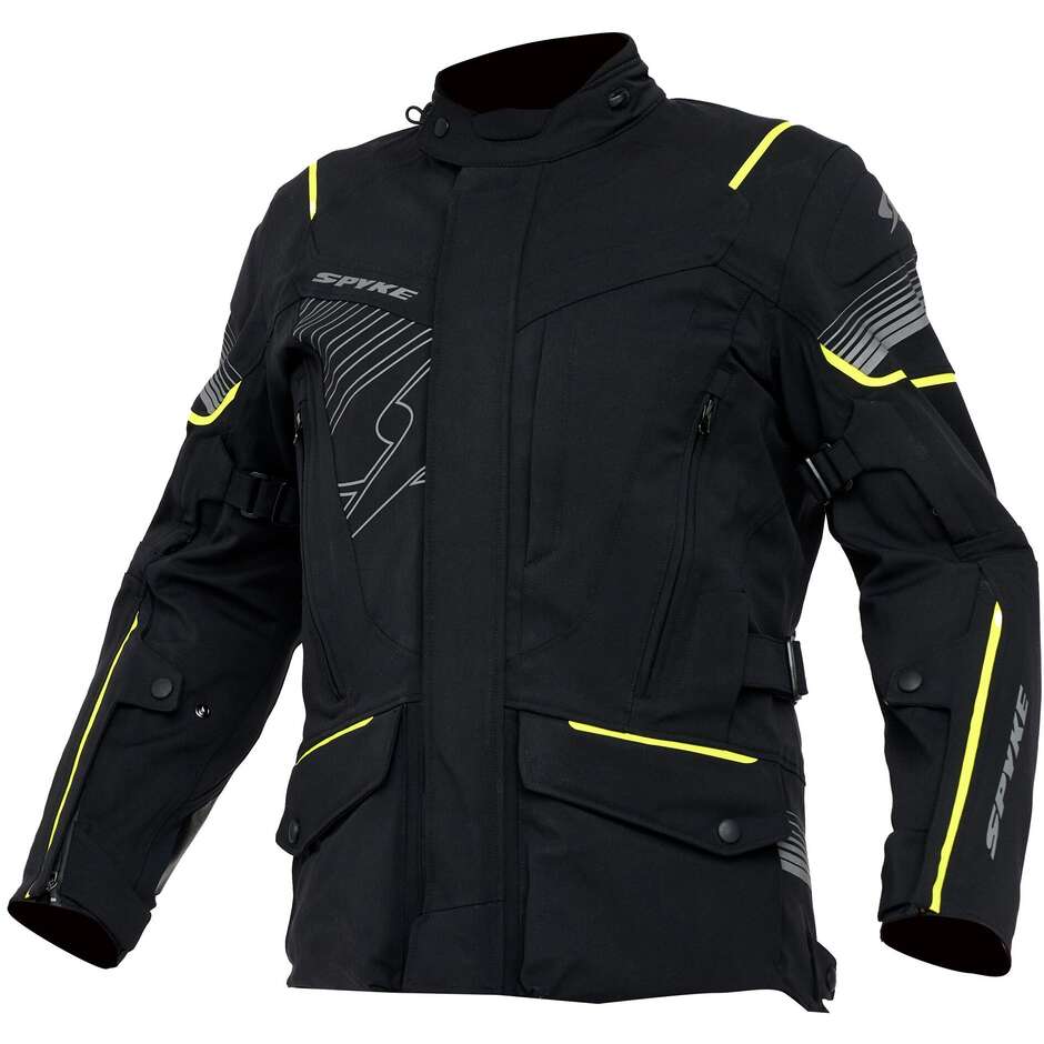 Blouson moto technique Spyke Artica dry Tecno Laminate Noir Jaune
