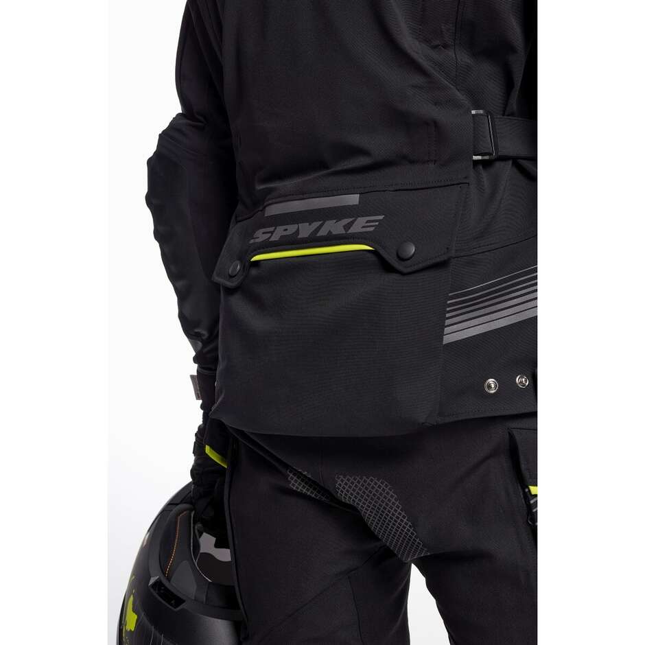 Blouson moto technique Spyke Artica dry Tecno Laminate Noir Jaune