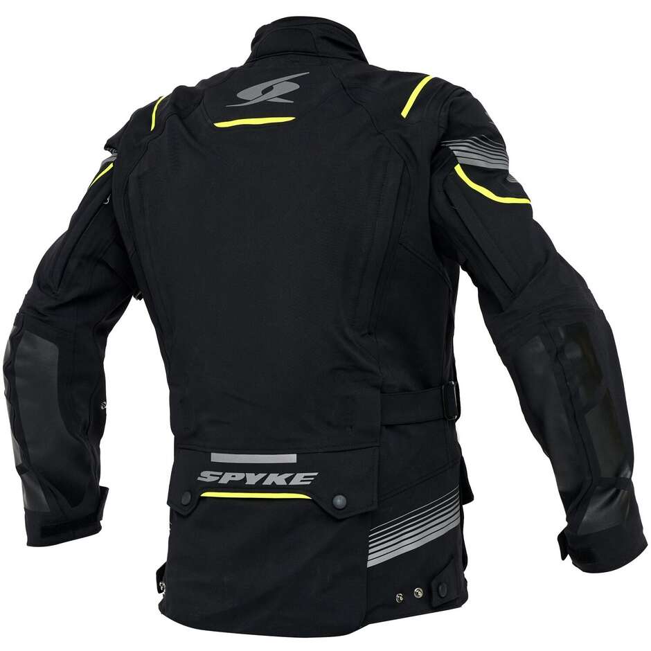 Blouson moto technique Spyke Artica dry Tecno Laminate Noir Jaune