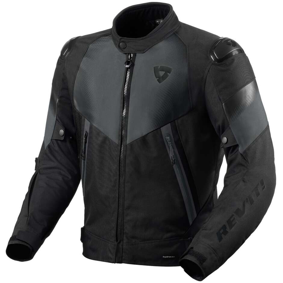 Blouson Moto Tissu Rev'it CONTROL H2O Noir Anthracite