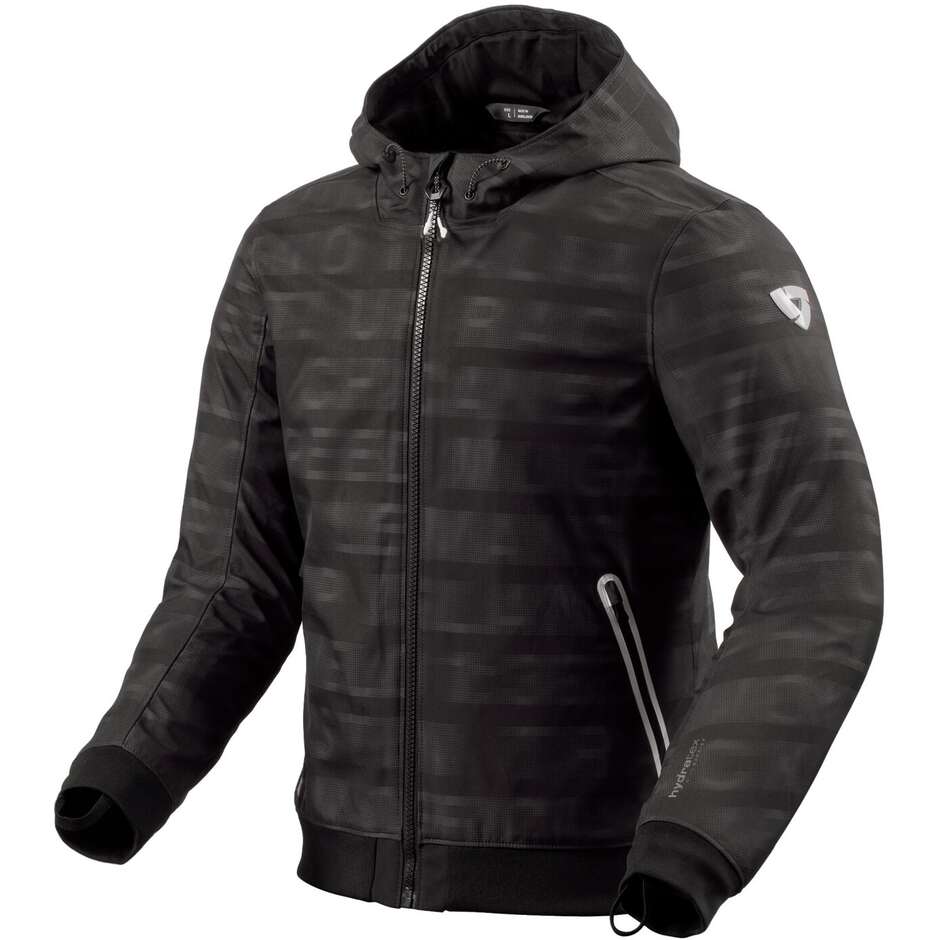 Blouson Moto Tissu Rev'it SAROS WB Anthracite Noir