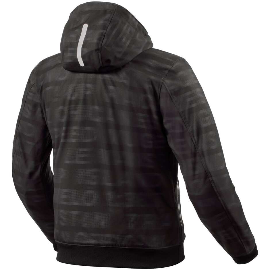 Blouson Moto Tissu Rev'it SAROS WB Anthracite Noir