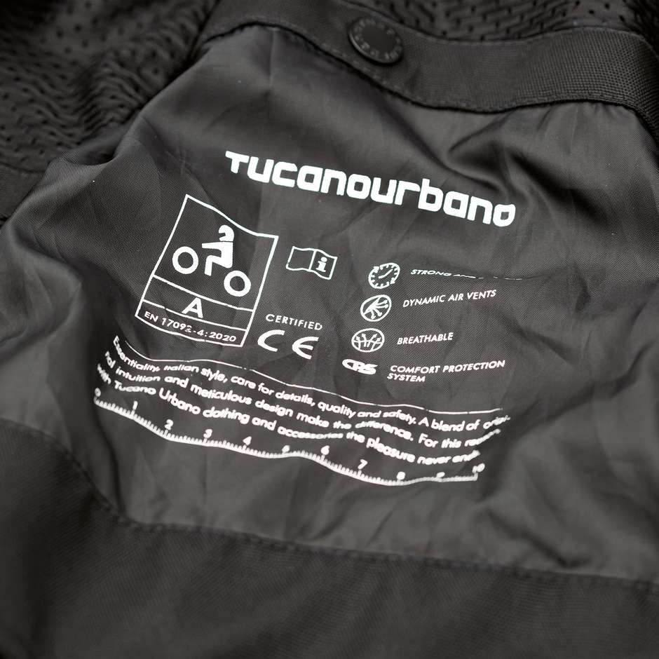 Blouson Moto Tucano Urbano NETWORK 3G Noir Noir