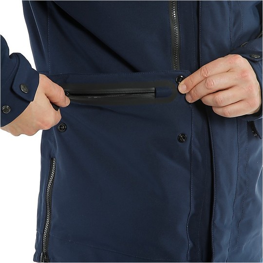 Blouson Moto Urbain Dainese MILAN D-DRY Ebony Black Iris