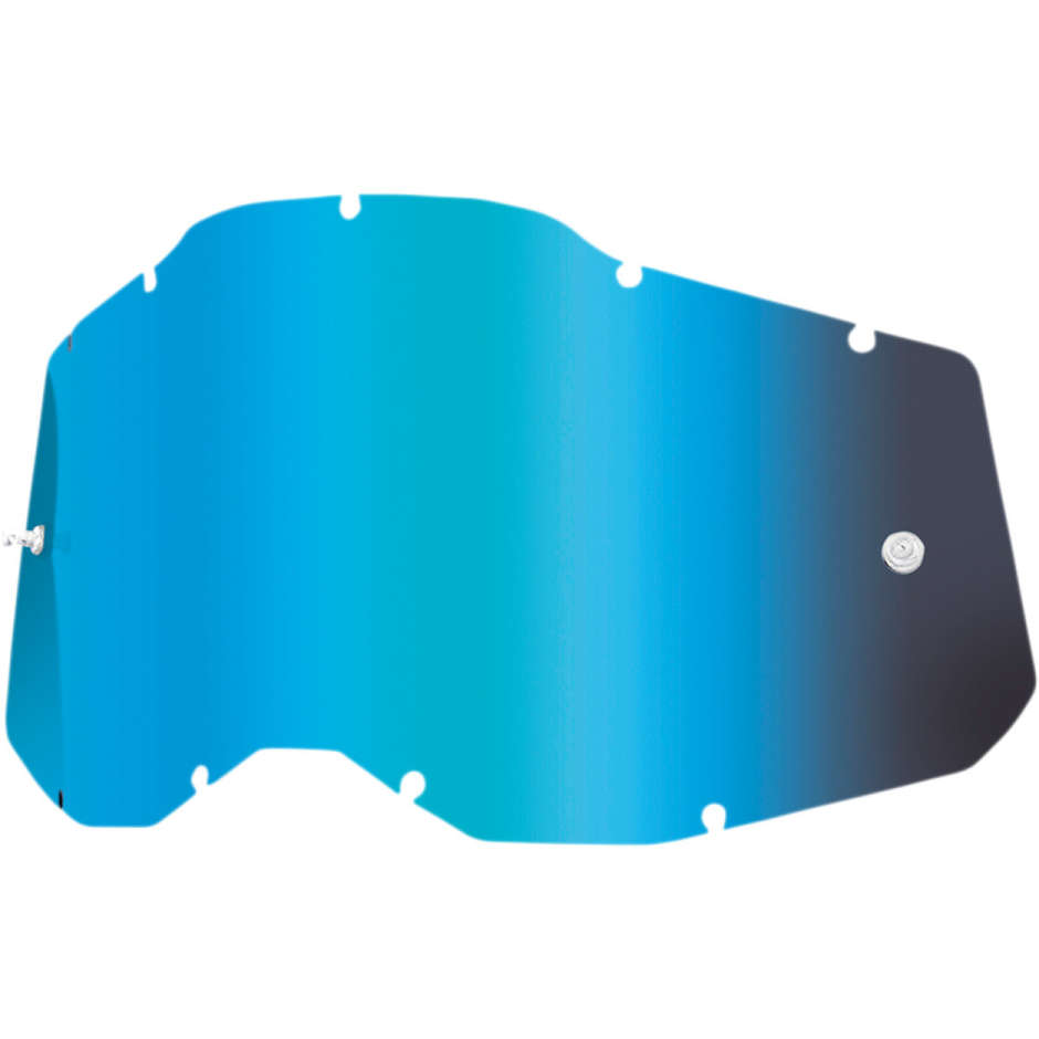 Blue Mirror Lens for Child Goggles 100% ACCURI 2 / LAYER 2 Youth