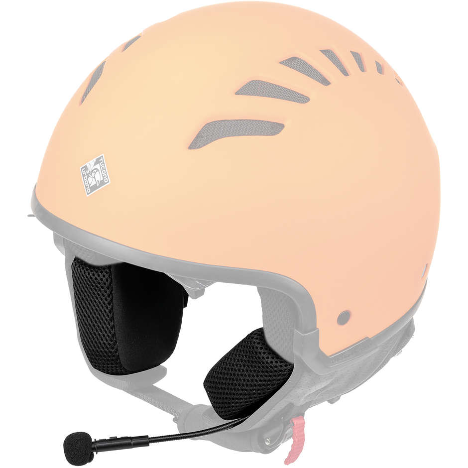 Bluetooth Headset Intercom With Tucano Urbano 302 BLUETU Guanciotte For Tucano Helmets