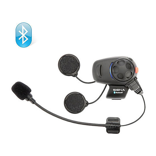Bluetooth Intercom Moto Helm Sena SMH5-FM Einzel Kit mit FM-Radio  Online-Verkauf 