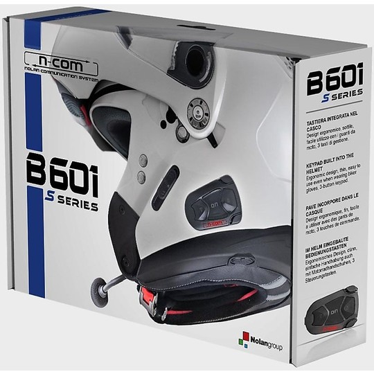 Bluetooth Intercom N-COM B601 Series S-Series for Nolan Helmets - N-Com Prepared Grey