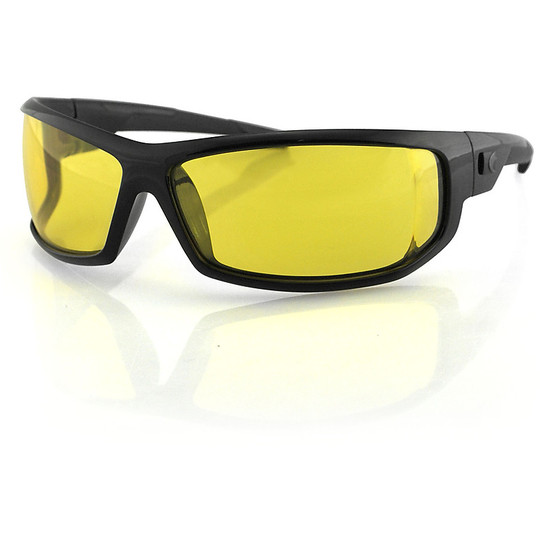 Bobster Axl Street Motorcycle Goggles Yellow Lens