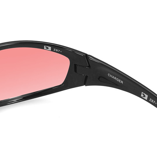 Bobster Charger Street Motorcycle Goggles Pink Lens