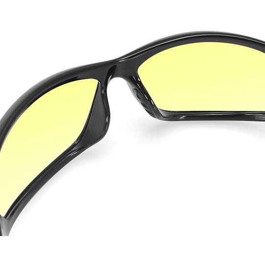 Bobster Charger Street Motorcycle Goggles Yellow Lens