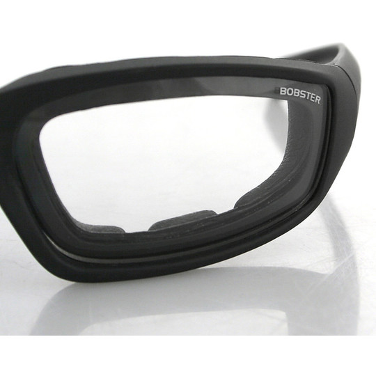 Bobster Foamerz II Adventure Motorcycle Goggles Transparent Lens