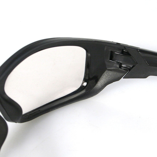 Bobster Hooligan Street Motorradbrille mit transparenter photochromer Linse