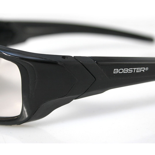 Bobster Hooligan Street Motorradbrille mit transparenter photochromer Linse