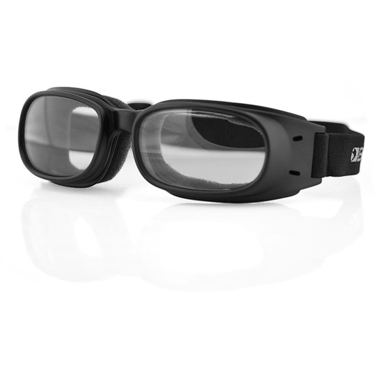 Bobster Piston Adventure Motorcycle Goggles Transparent Lens