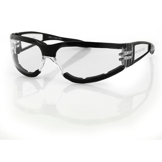 Bobster Shield II Adventure Motorcycle Goggles Transparent Lens