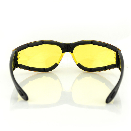 Bobster Shield II Adventure Motorcycle Goggles Yellow Lens